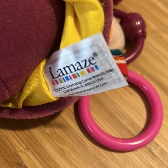 Lamaze Baby Stimulation Rattle Crackle Doll & Clip Plush Toy - Picture 6 of 11